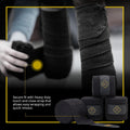 Kavallerie Elastic Fleece Bandages for Horses, Non- Slip and Snug fit Breathable Material for Injury Protection and Supe