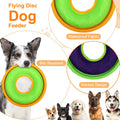 3 Pcs Pet Flying Discs - 9.05 Inch, Interactive Flyer Toys, Feedable Lightweight Catch and Fetch Toys for Small Medium L