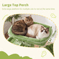 Heybly Cat Tree, 71-Inch-Tall Tower for Indoor Cats with 2 Perches HCT034GR