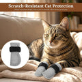 4 Pcs Cat Booties Anti Scratch Mittens Gloves Mesh Cat Claw Covers Kitten Protectors Foot Booties Breathable Adjustable 