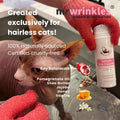 Mr Wrinkles Sphynx Cat Soothing Skin Cleanser, 100% Natural, Exclusively for Hairless Cats, Gentler Than Shampoo!