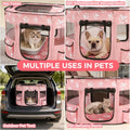 Homimp Portable Pet Playpen for Indoor Cats & Puppies, Foldable Dog Playpen Outdoor Tent Crate Cage with Pee Pad & Carry