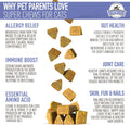 Strawfield Pets Super Chews for Cats - Lysine, Probiotics, Omega 3 Fish Oil (Salmon Oil), Catnip - Supports Immune, Gut,