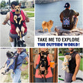 Pawaboo Pet Dog Carrier Backpack, Adjustable Pet Front Cat Dog Carrier Backpack Bag for Small Medium Dogs Cats Puppies, 
