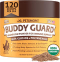 Petsmont Buddy Guard for Lumps and Bumps, Lipoma for Dogs & Cats, Patent Pending Organic 9 Mushroom Powder Blend Natural