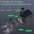 SongLong 400GPH Submersible Water Pump 6.5ft High Lift for Fountains