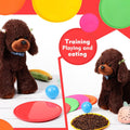 Chivao 15 Pack Dog Flying Disc, Soft Silicone Puppy Flyer Toy, Small Medium
