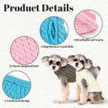 Dog Pullover Turtleneck Sweater Cozy Small Dog Warm Winter Sweater Red S for Bulldog, Poodle, Yorkshire, Cocker Spanie e