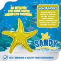 Sandy The Bio-Support Starfish - 1 Pack, Yellow- Promotes A Healthy Balanced Aquarium Ecosystem, Probiotic Growth, Tank 
