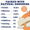 Amazing Dog Treats - Beef Cheek Strips Premium Dog Chew (6 Inch - 12 Pack) - NO Odor - Thick Cut - Rawhide Alternative - Beef Cheek Slice Chip Sticks - No Dyes, Chemicals, or Preservatives