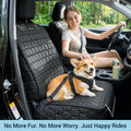 Meginc 2-Pack Front Seat Covers for Dogs, Waterproof Car Seat Protectors
