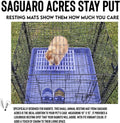 Saguaro Acres Rabbit and Small Animal Cage Resting Mat for Wire Floored Cages - Pack of 6 (Pink, Blue, Teal, Purple, Gre