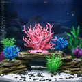 Artificial Aquarium Coral Ornament Pink Fish Tank Fake Coral Plastic Fish Tank Plants Decoration Aquarium Decor Plastic 