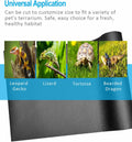 Bearded Dragon Tank Accessories, 120 Gallon Reptile Terrarium Mat Liner, Bearded Dragon Substrate for 4x2x2 Reptile Encl