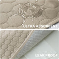 H.VERSAILTEX Premium Washable Pee Pads for Dogs 2 Pack Super Absorbent 100% Waterproof Reusable Non-Slip Quilted Puppy T