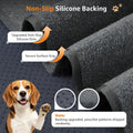 LOOBANI 2 Packs Extra Large Reusable Dog Mat for Floor, Non-Slip Washable Pee Pads for Dogs, Fast Absorbent Pet Whelping Pads, Puppy Playpen Mat for Incontinence, Housebreak, Crate (36"x48"-Gray)