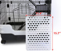 Homey Pet Rat Cage, Small Animal Cage for Ferret, Chinchilla, Guinea Pig