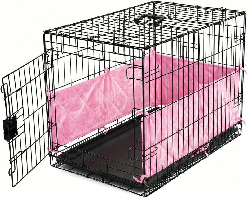 Crate Bumpers for Dog Cages with Ties, 18