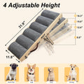 Wood Wavy Folding Small Dog Ramp