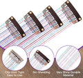 Juexica 18Pcs Horse Bling Accessories Clip in Hair Extension, Multicolor