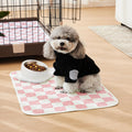 Ralxion 2 Pack Pink Checkered Washable Pee Pads for Dogs, Checkered Reusable Dog Pee Pads, for Puppy Playpen, Crate, Whelping Box, Potty Training, Cute Aesthetic Absorbency, Leak-Proof Non-Slip