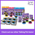 Hunger for Words Talking Pet Button Mat