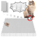 ohlela 16 Pack Upgraded Scat Mat for Cats - 16 x 13 Inch Cat Spikes with 1 Inch Spike is an Useful Cat Repellent Indoor & Outdoor Mat to Deter Pets. Dog Deterrent Indoor with 23sqft Area Coverage
