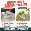 Sprinkle & Sweep Speed Sifter Switch Cat Litter Scooper, 2-in-1 Sifter Tool