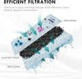 3-Gallon Aquarium Starter Kit, Ideal for Betta Fish and Other Tropical Fish, Includes Power Filter, LED Light, Hood, and