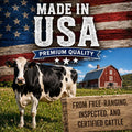 Nature’s Own Not-Rawhide Smoked Cow Ears for Dogs | Made in USA | Long Lasting Smoky Flavored Dog Chews | Safe Rawhide A