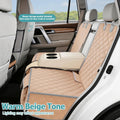 Bark Lover Dog Car Seat Cover for Back Seat,Armrest Compatible, Waterproof Backseat Protector, Nonslip Rear Seat Cover f