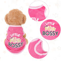 Pistha 4 Pack Dog Shirts Summer Printed Puppy Clothes Cute Sleeveless Pet T Shirts Dog Clothes for Small Medium Dogs Cats Girl(M)