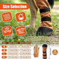 2 Pcs Dog Paw Wound Recovery Boots Non-Slip Dog Protector Boots for Injured Paw Breathable Soft Pet Shoes for Wound Care