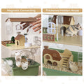 Acrylic Hamster Cage Clear Hamster Habitat with Running Wheel & Hideout