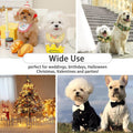 Dog Dress,Pet Wedding Dress Princess Formal Tutu Skirt with Bowknot,Puppy Birthday Party Outfit Apparel Girl for Small Dogs Cats (White, Medium)