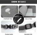 FEimaX Dog Harness and Leash Set for Walking, Soft Mesh Adjustable Easy Control Lightweight Cat Vest Harnesses with Reflective Strips, Escape Proof Small Dogs Cats Vests (Grey, X-Small)