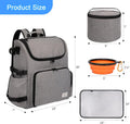 Modoker Multi-Compartment Dog Travel Backpack for Pet Supplies