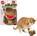 SPOT Capybara with Watermelon Plush Cat Toy, Fully Stuffed Toy with Soft Plush & Crinkle Inside, Made with Catnip and Si