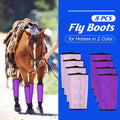 8 Pcs UV Mesh Horse Fly Boots