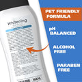Wahl USA Whitening Shampoo White Pear scent for Pets – Whitening & Animal Odor Control with Silky Smooth Results for Grooming Dirty Dogs – 24 oz - Model 820001A