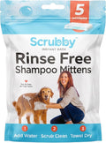 ScrubbyPet No Rinse Pet Wipes- Use Pet Bathing, Pet Grooming Pet Washing, Simple to Use,Just Lather, Wipe, Dry. Excellent Sensitive Skin. The Ideal Pet Wipes Bathing Your Pet Dog Cat.