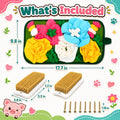 Pig Enrichment Foraging Mat Hair Brush, Pig Toys for Mini Pigs