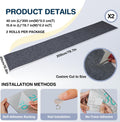 157.5" x 15.8" Cat Scratch Furniture Protector, Self-Adhesive Couch Protector from Cat Claws, Cats Scratching Mat for Co