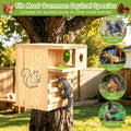 Squirrel House for Outside with Predator Guard,16.5" Squirrel Nesting Box
