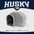 Petmate Husky Dog House for Dogs Up to 90 Pounds, Grey, Made in USA