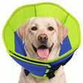 SUNFURA Soft Dog Cone, Adjustable Dog Cone Collar Alternative for Large Dogs, Comfy Pet Cones for Dogs to Stop Licking, Protective E-Collar After Surgery for Wound Healing, Blue XL