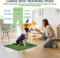 BurgeonNest Dog Grass Pad with Tray 34.2"x24", 3-Layer System with EVA Tray