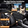 YJGF Center Console Dog Car Seat,Pet Car Seats for Small Dogs,Under 30 lbs