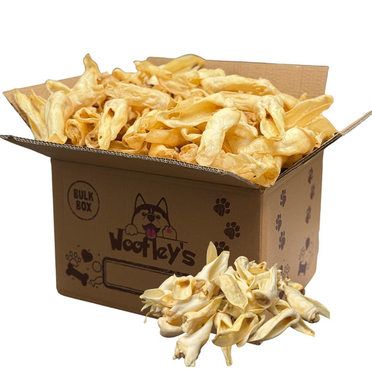 Woofley's - 100% Natural Whole Lamb Ear Dog Chews- 100 Count - Our Healthy Dog Lamb Ears are Easy to Digest and Great for Small, Medium Or Large Dogs