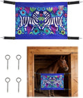 Zebra in Flowers